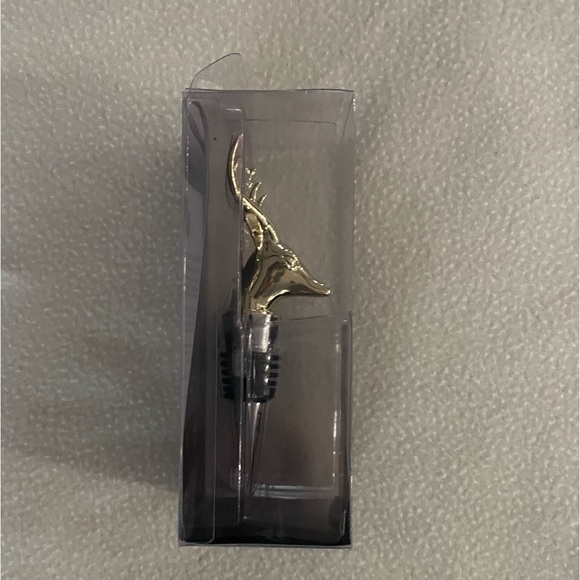 NIB - Wild Eye Designs Reindeer Wine Bottle Stopper - Picture 3 of 6